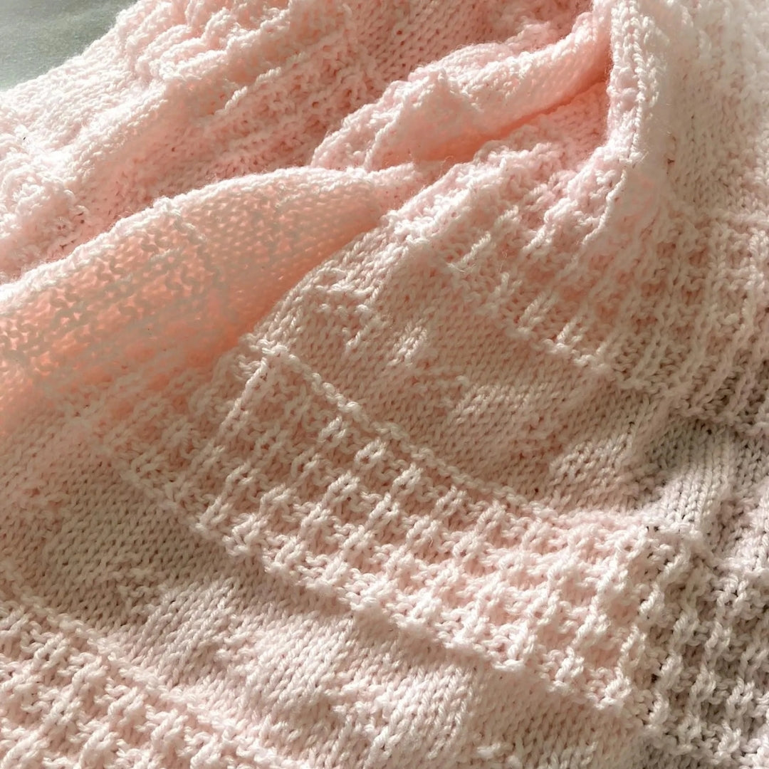 Serene Stria Blanket Knitting Pattern