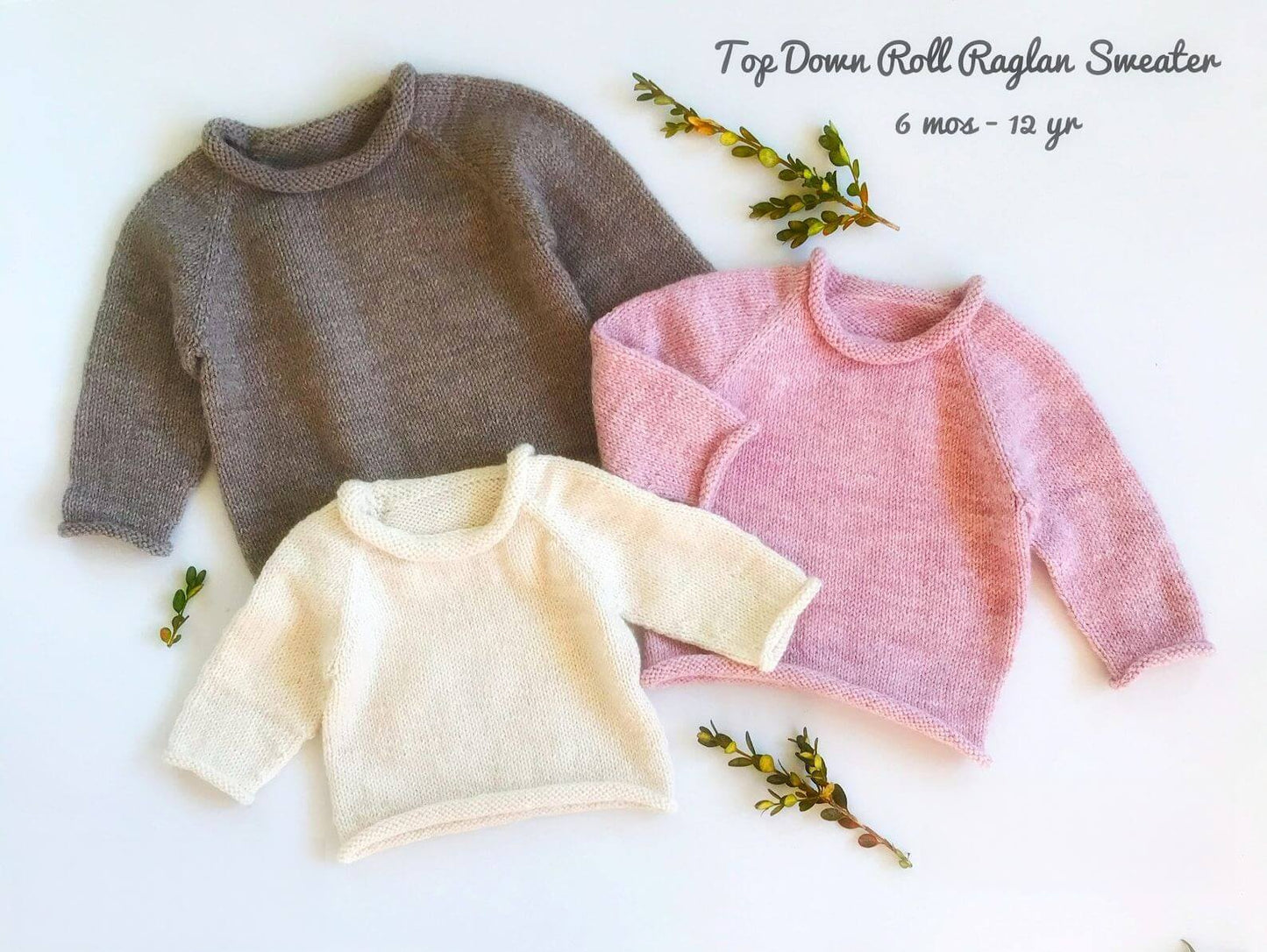 Top Down Sweater Adult Sizes & Fit Companion