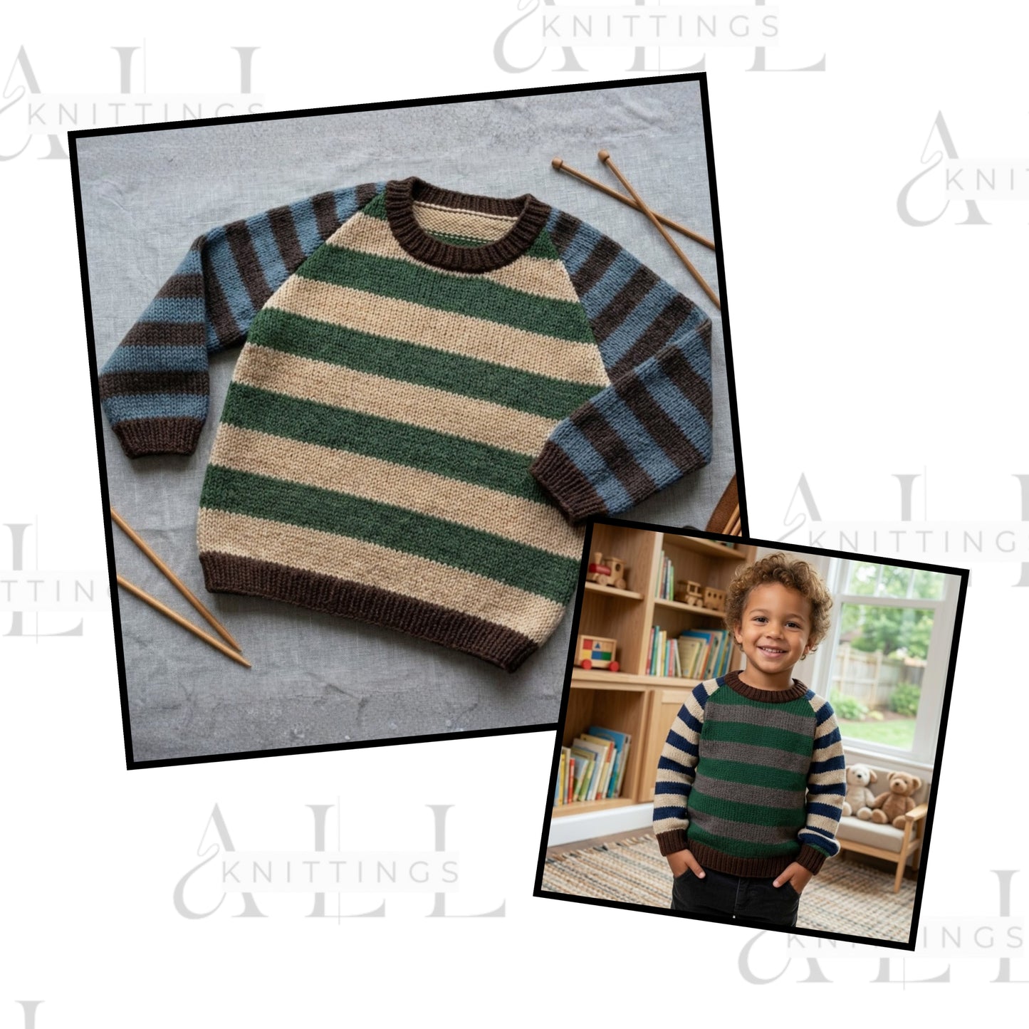 Playful Little Stripe Pullover Knitting Pattern
