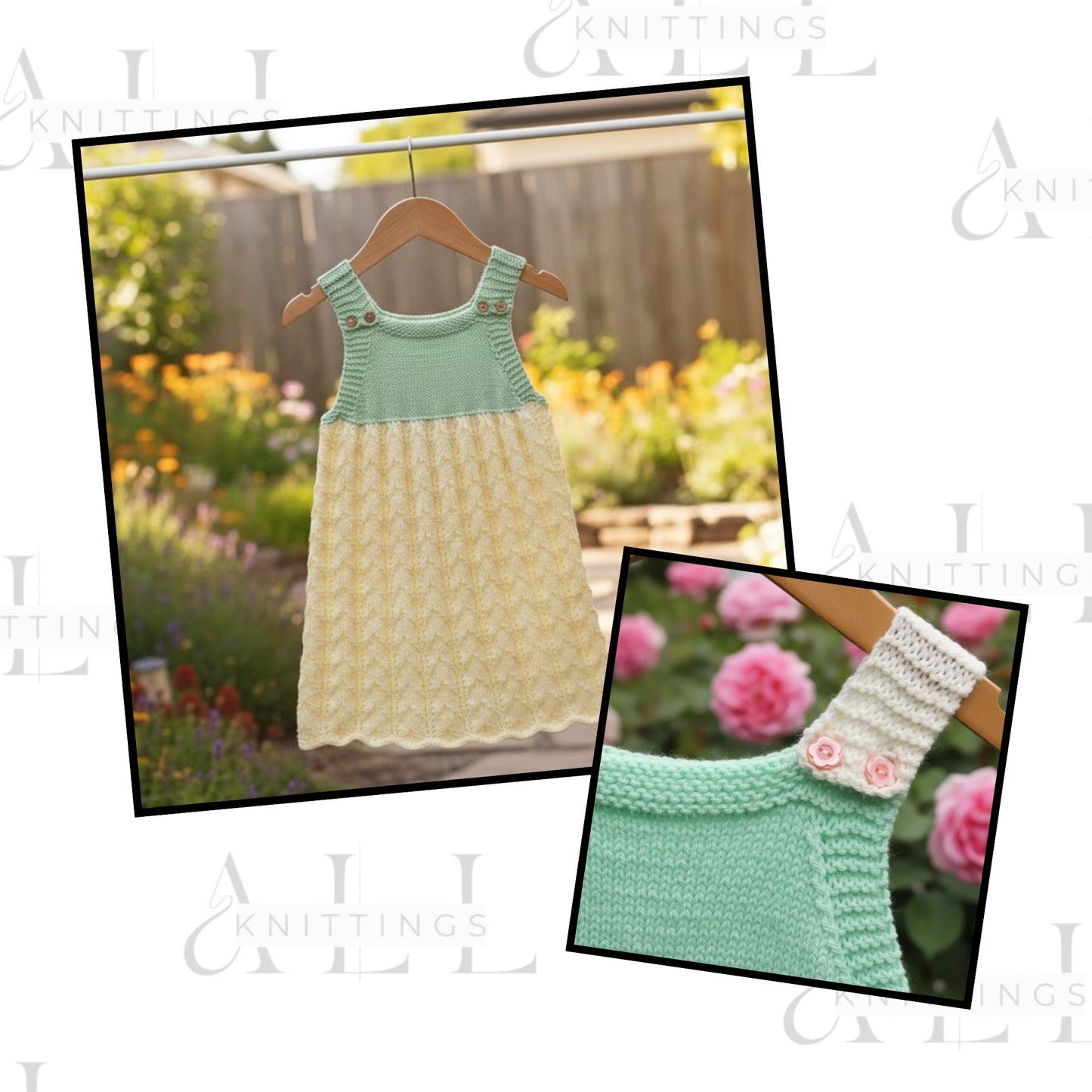 Sunny Pinafore Outfit Knitting Pattern