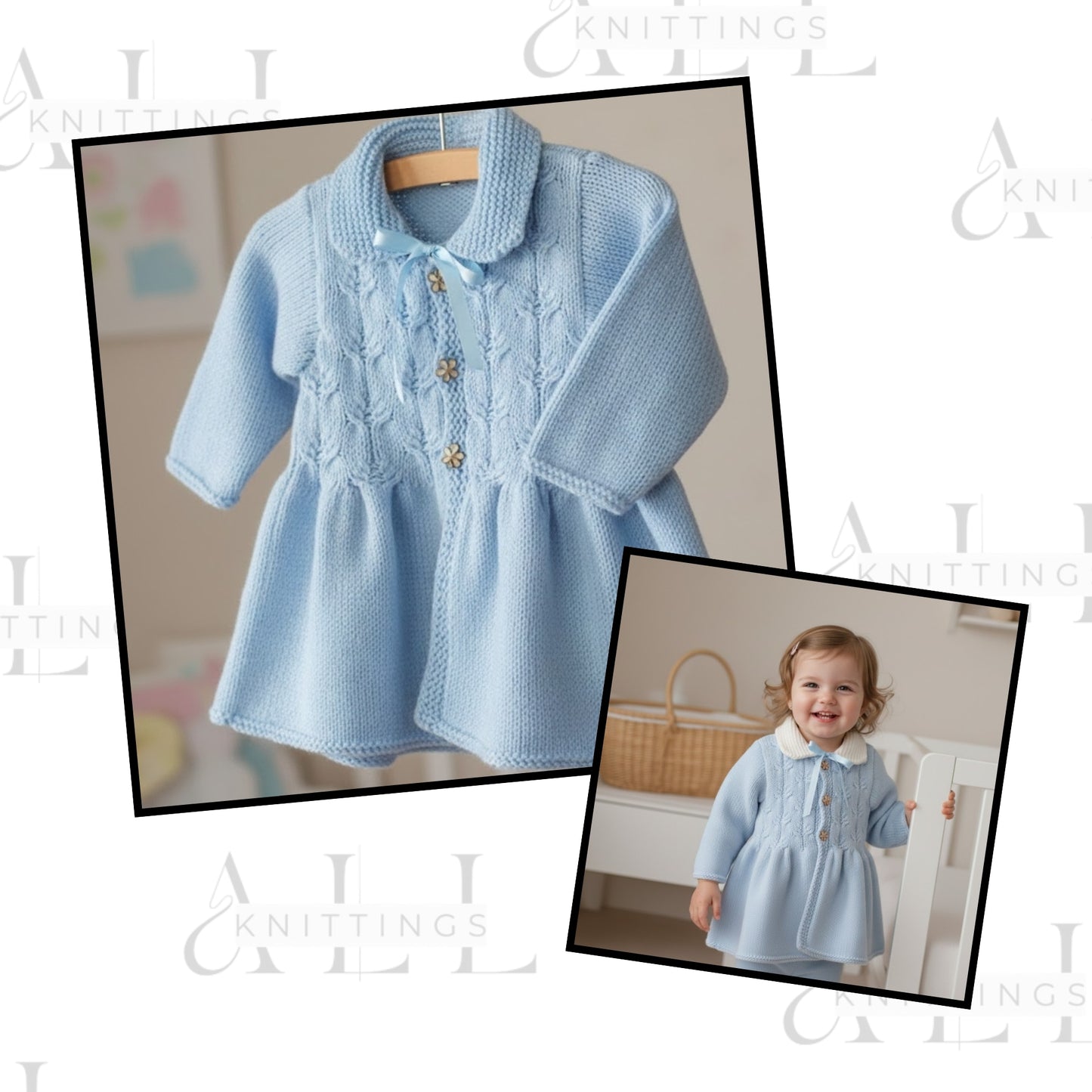 Little Princess Classy Dress Knitting Pattern