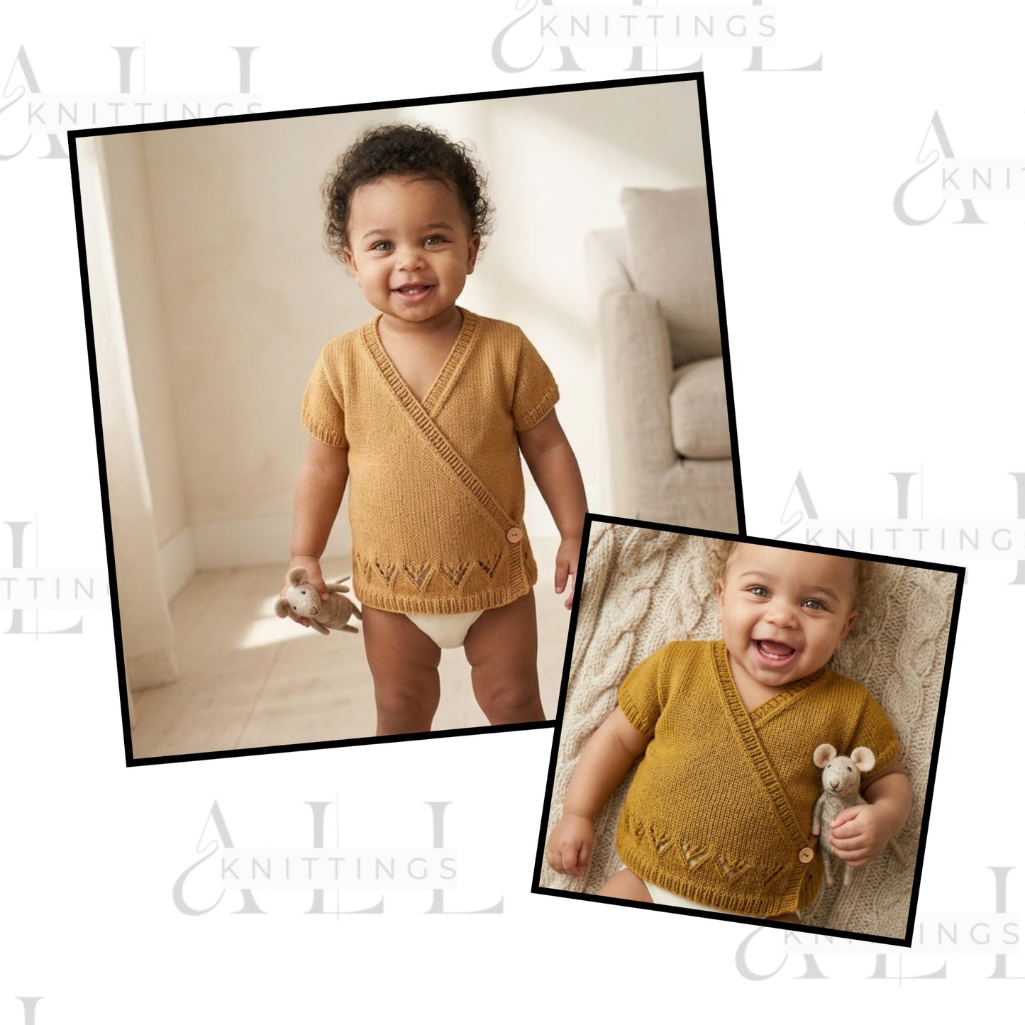 Modern Structured Knitwear Top Knitting Pattern