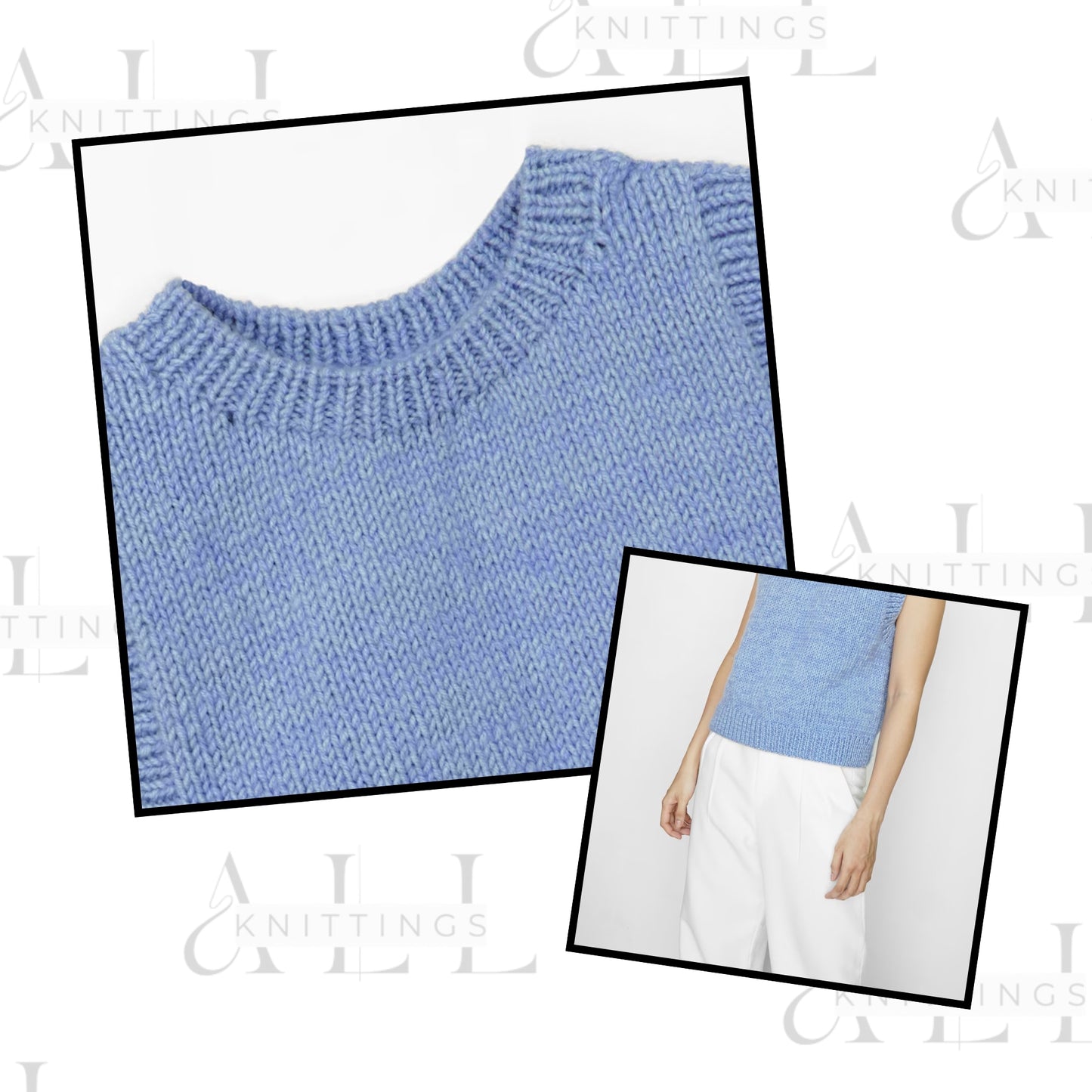 Elegant Textured Summer Blouse Knitting Pattern