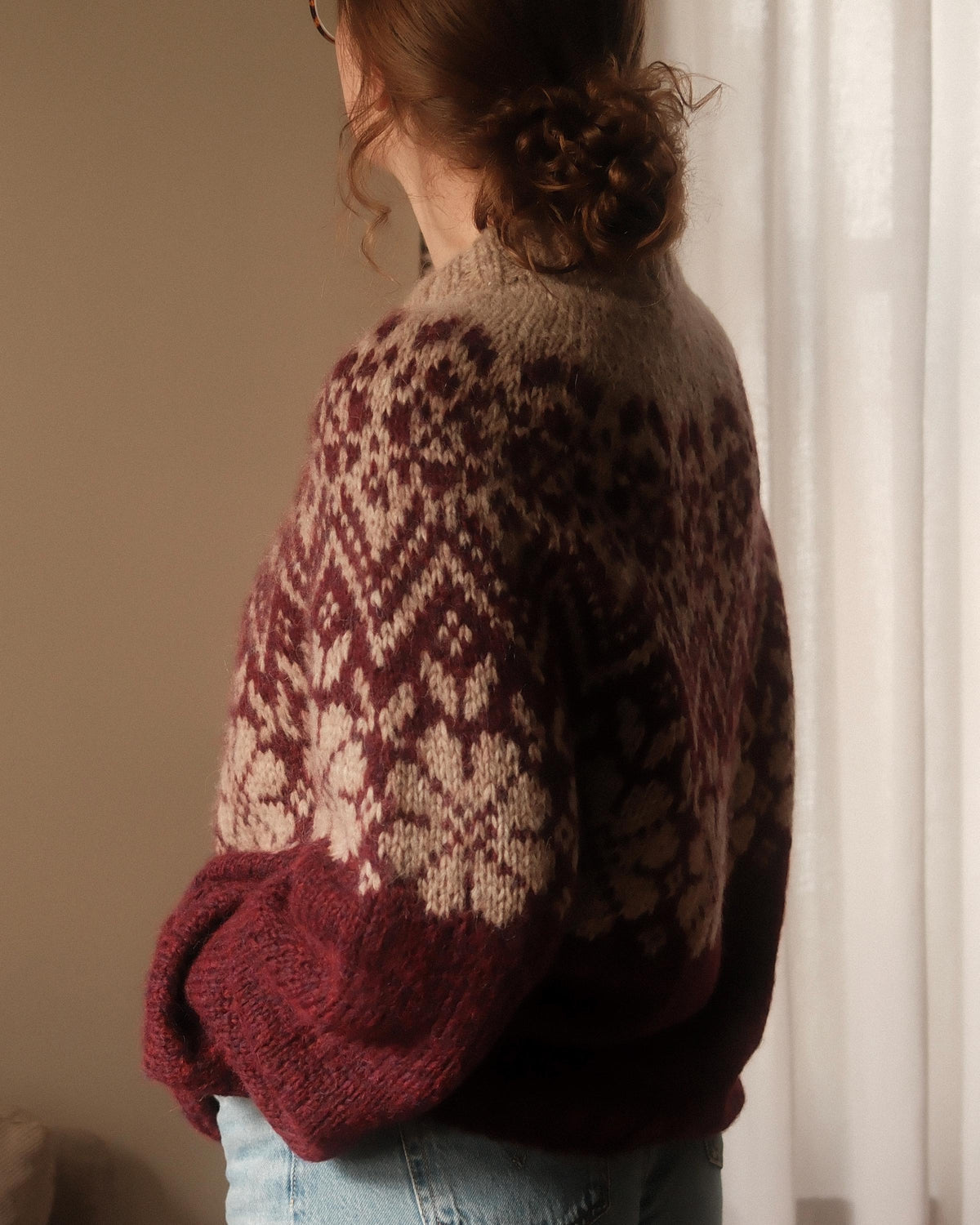 Bloom Yoke Pullover knitting pattern — view 14