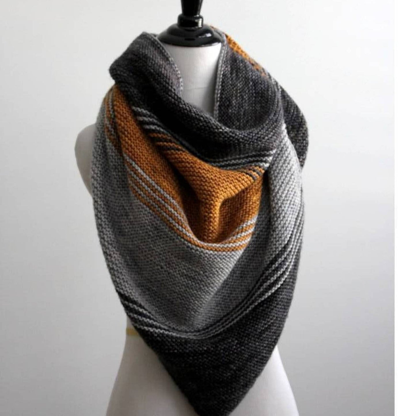 Winter Shawl Knitting Pattern