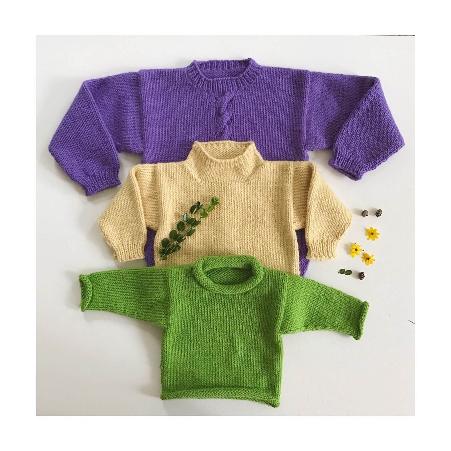 Easy Bulky Sweater Knitting Pattern | child & adult sizes