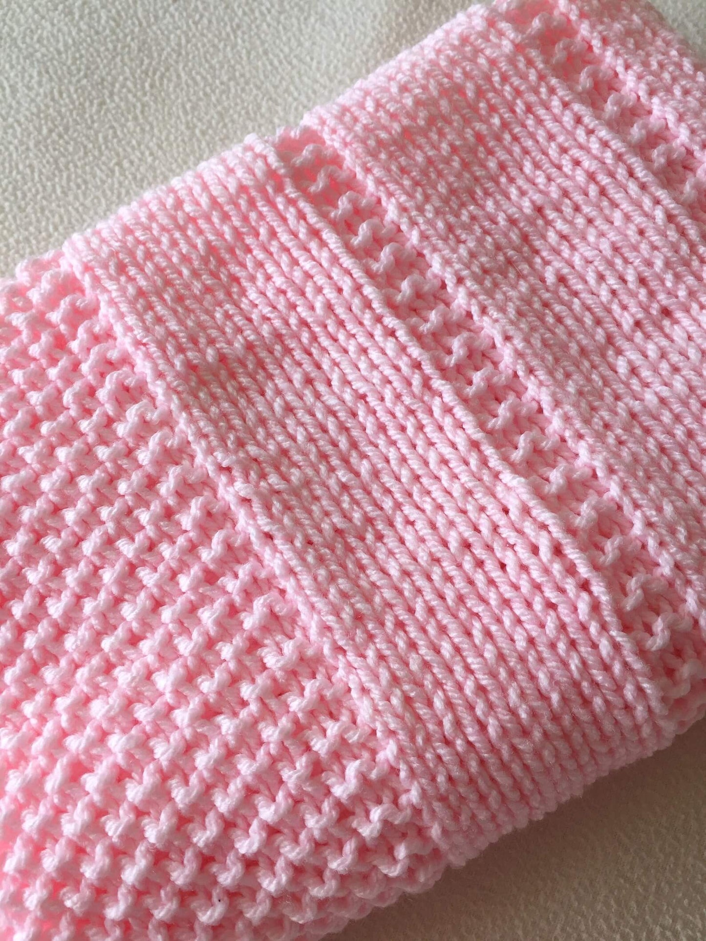 The Easy Reversible Baby Blanket Knitting Pattern