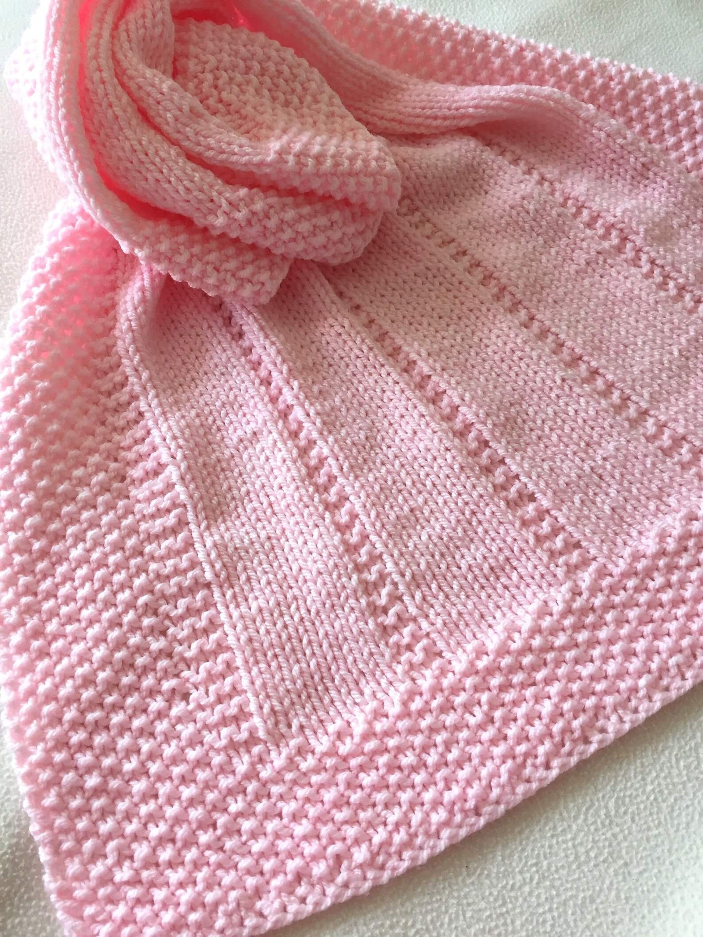 The Easy Reversible Baby Blanket Knitting Pattern