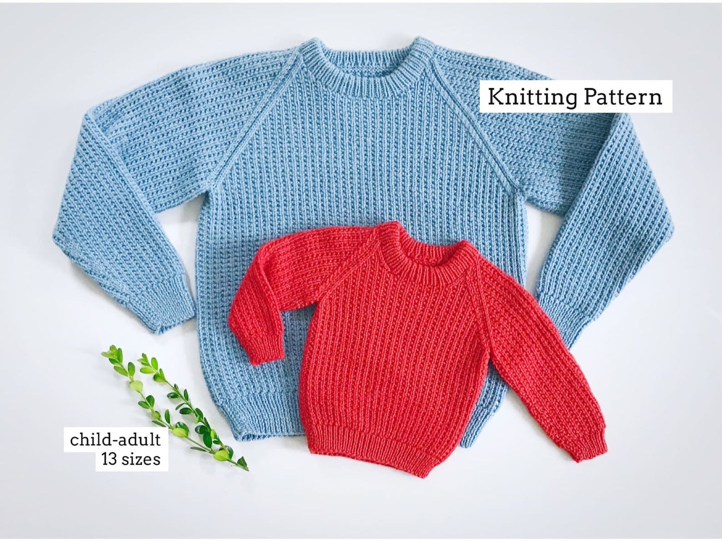 Raglan Sweater Knitting Pattern