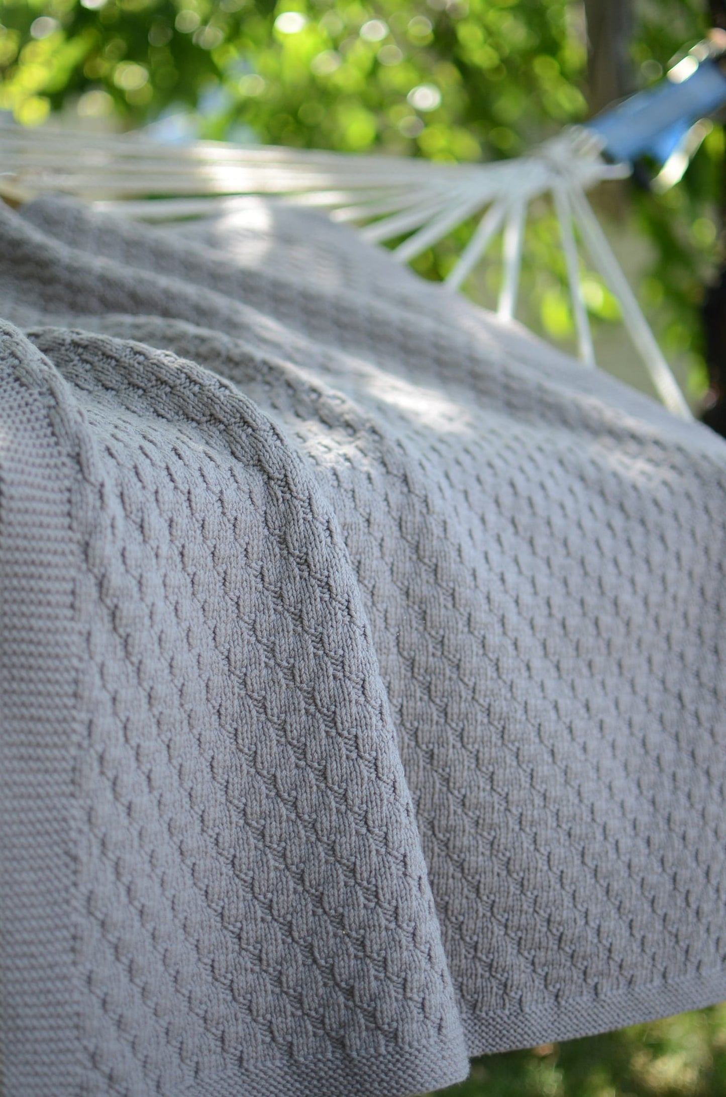 Knit Purl Baby Blanket Knitting Pattern