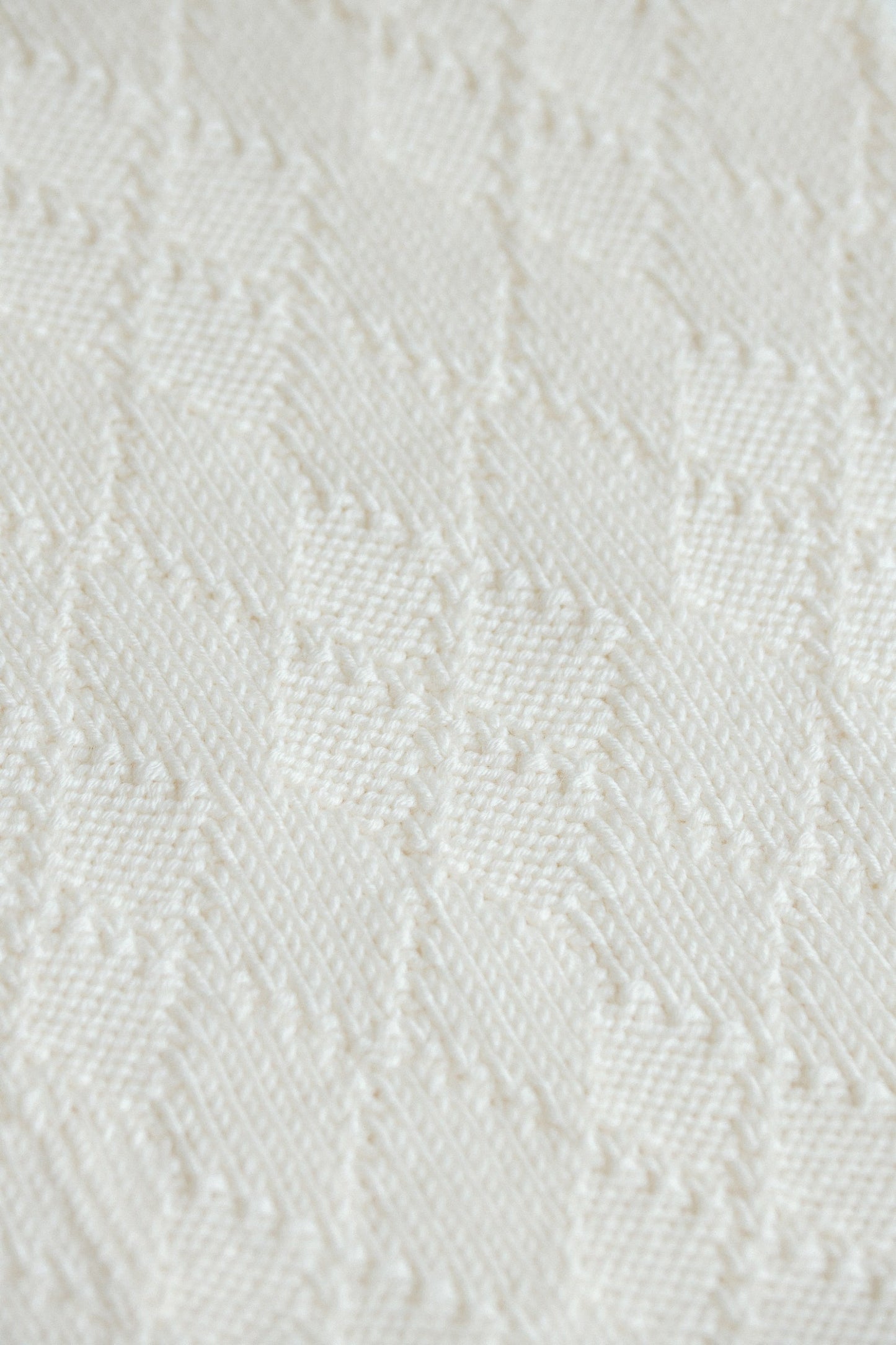 Diamonds Baby Blanket Knitting Pattern