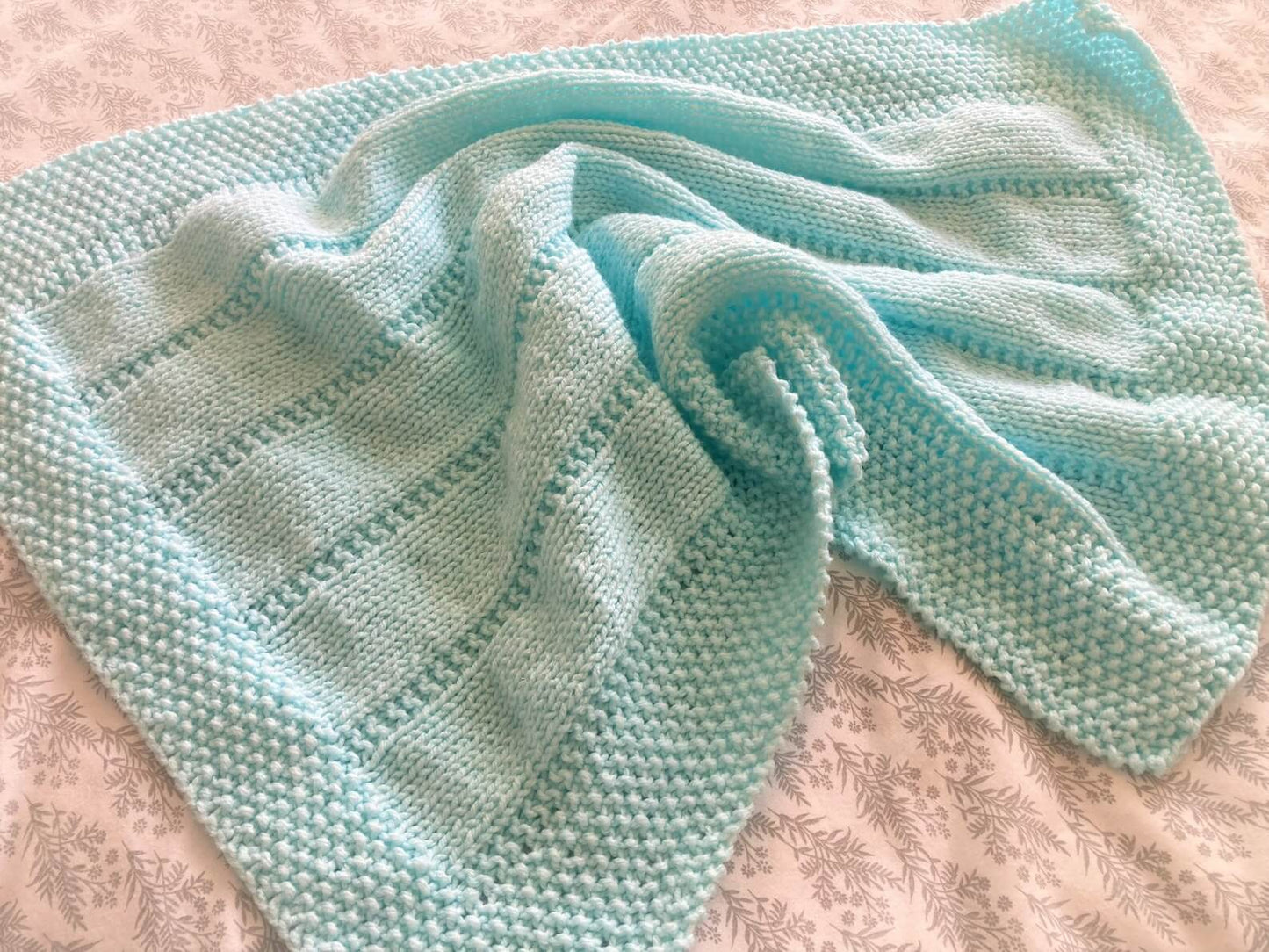 The Easy Reversible Baby Blanket Knitting Pattern