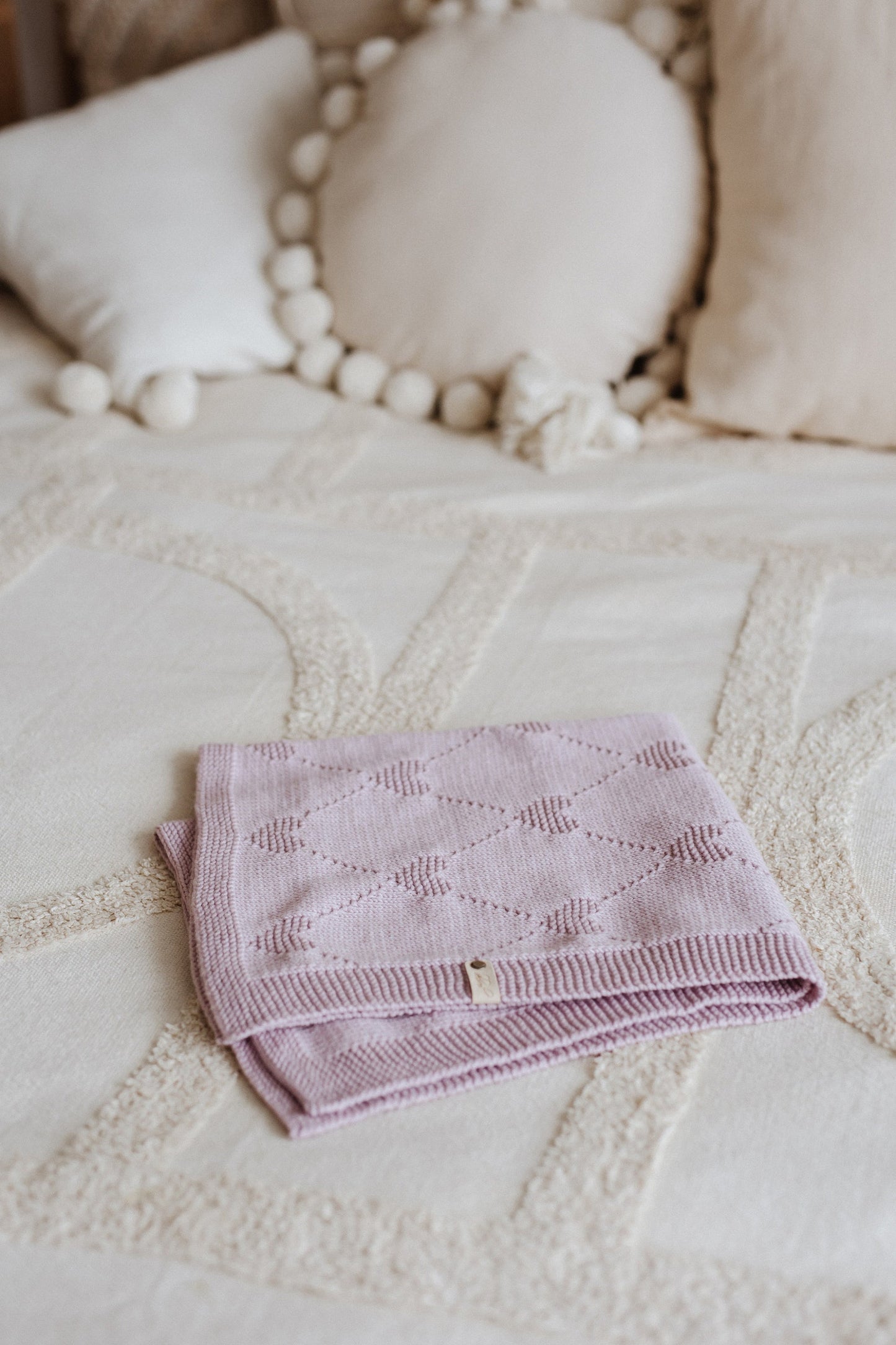 Heart Baby Blanket Knitting Pattern