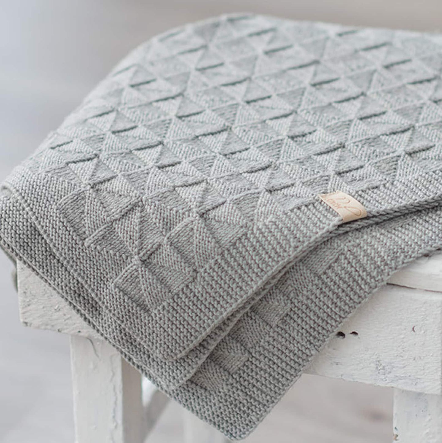 Baby Reversible Blanket Knitting Pattern
