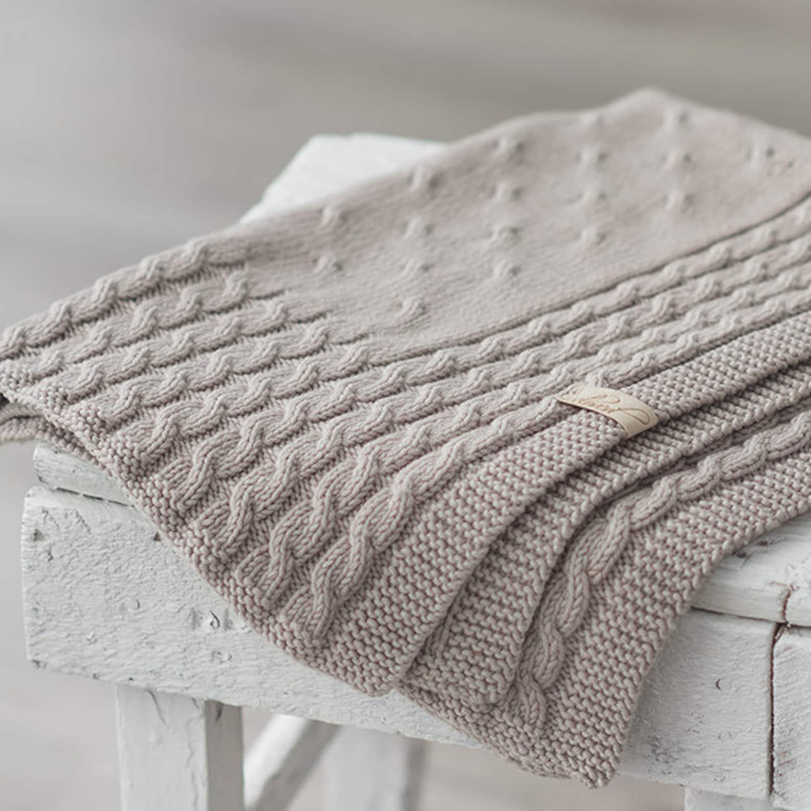 Baby Cables Blanket Knitting Pattern – AllKnittings