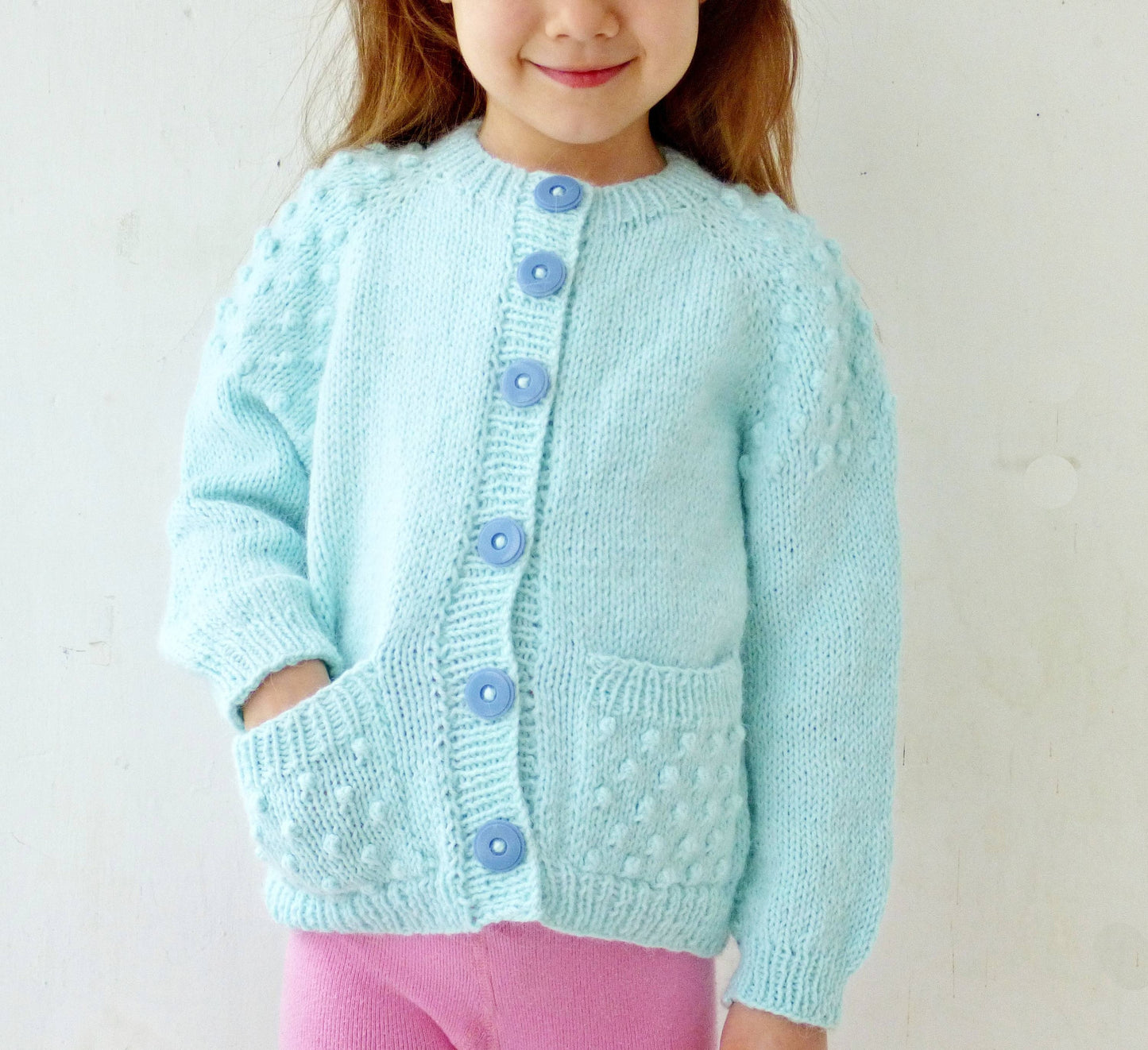 Little Kid Cardigan Knitting Pattern