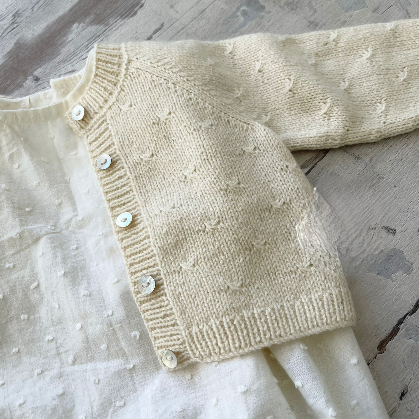 Classy Baby Sweater Cardigan Knitting Pattern