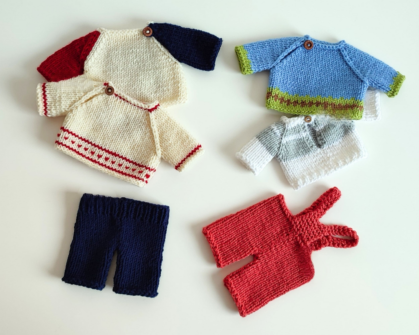 Cute Toy Clothes Knitting Pattern