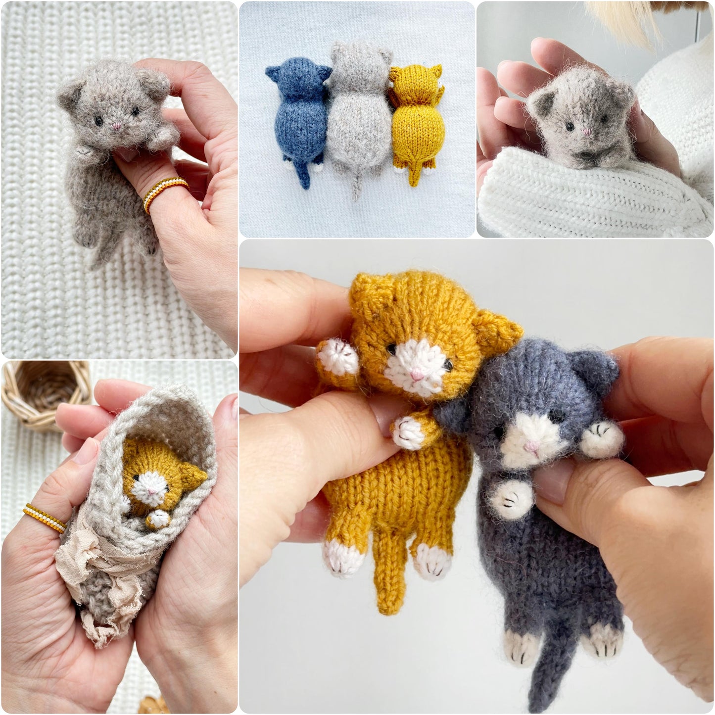 Little Tiny Kitten Knitting Pattern