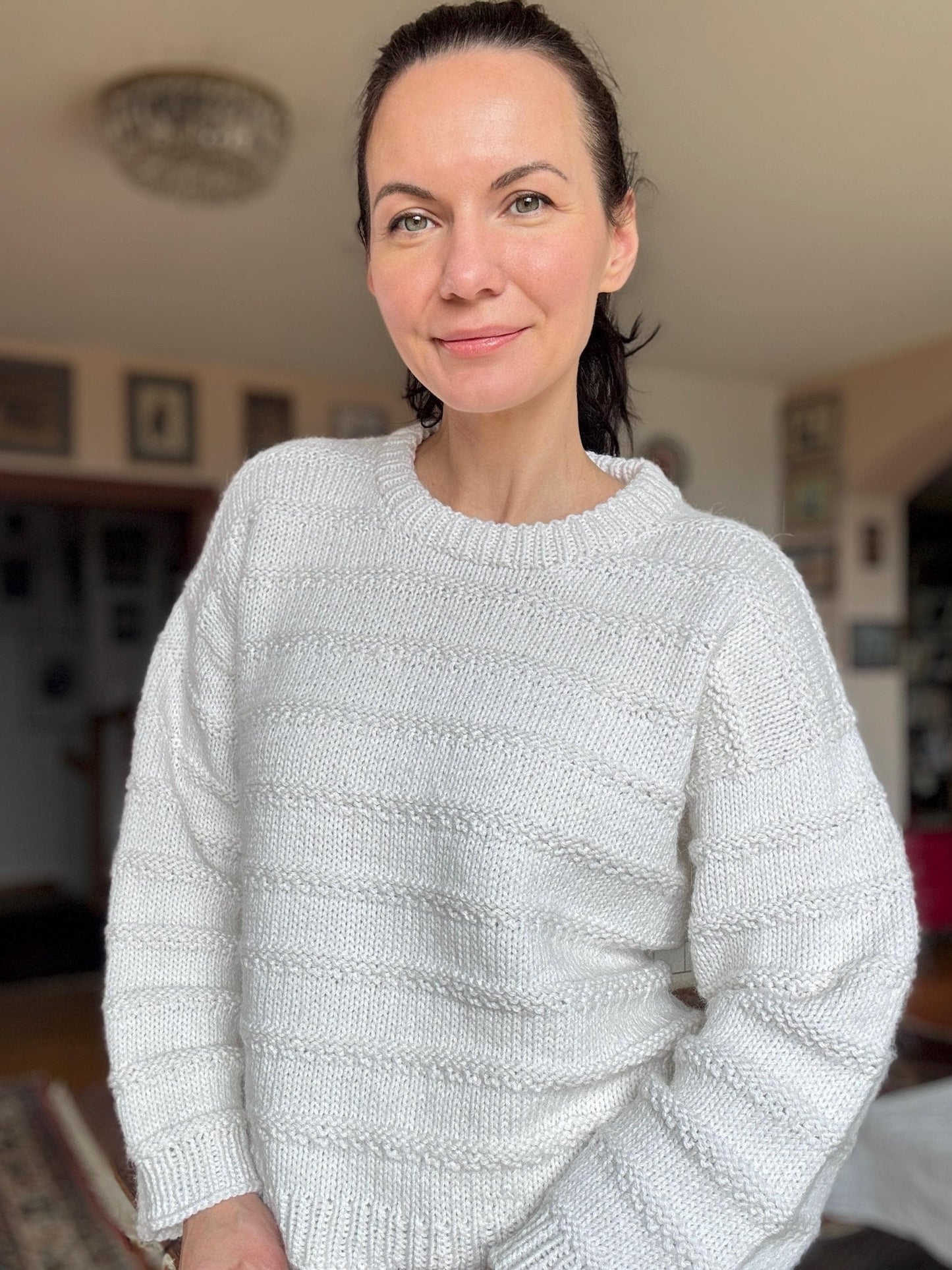 Laidback Comfy Sweater Knitting Pattern