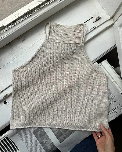 Clean Girl Tank Top Knitting Pattern