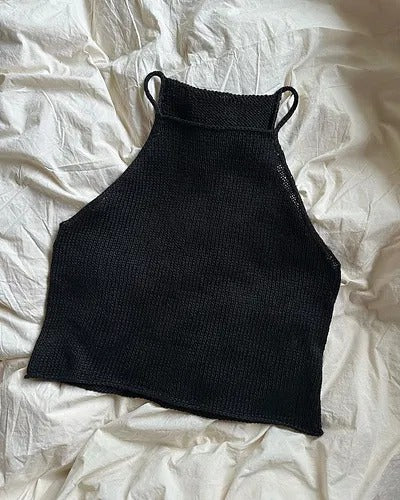 Clean Girl Tank Top Knitting Pattern