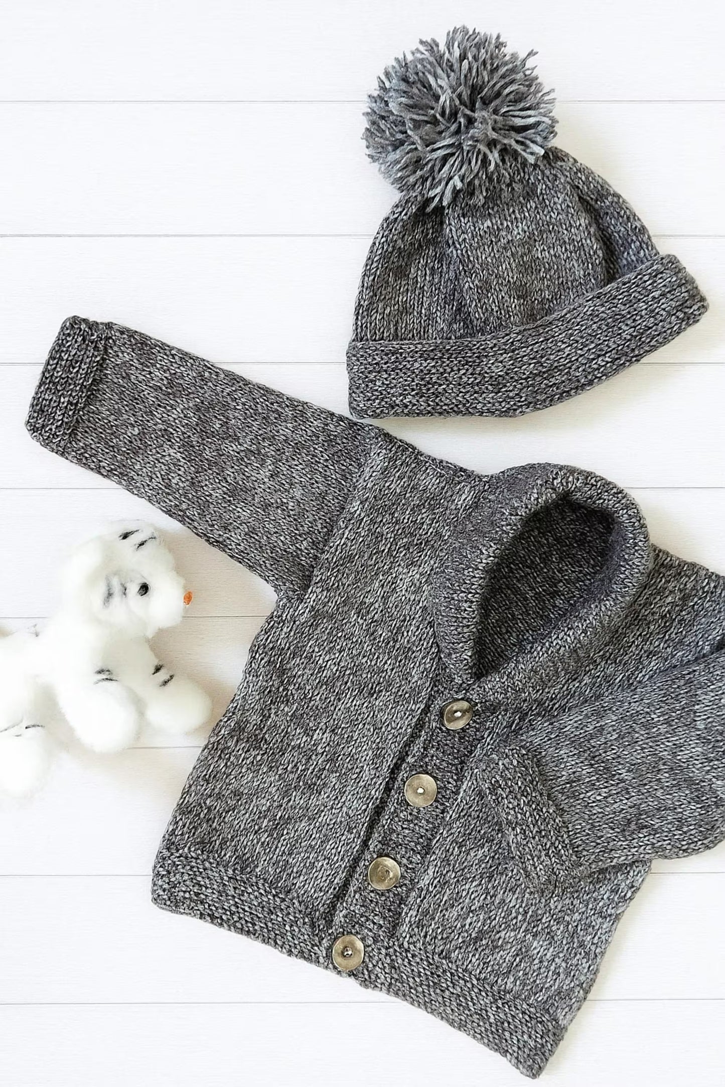 Soft Everyday Child Layering Jacket Knitting Pattern