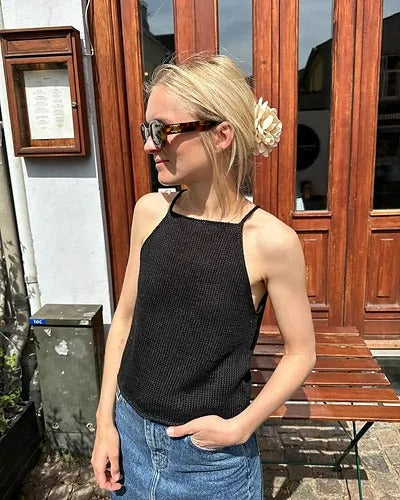 Clean Girl Tank Top Knitting Pattern