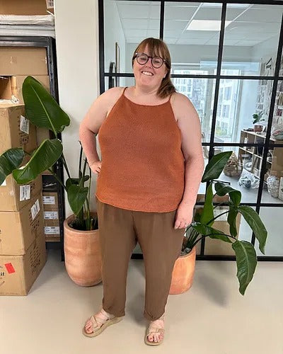 Clean Girl Tank Top Knitting Pattern
