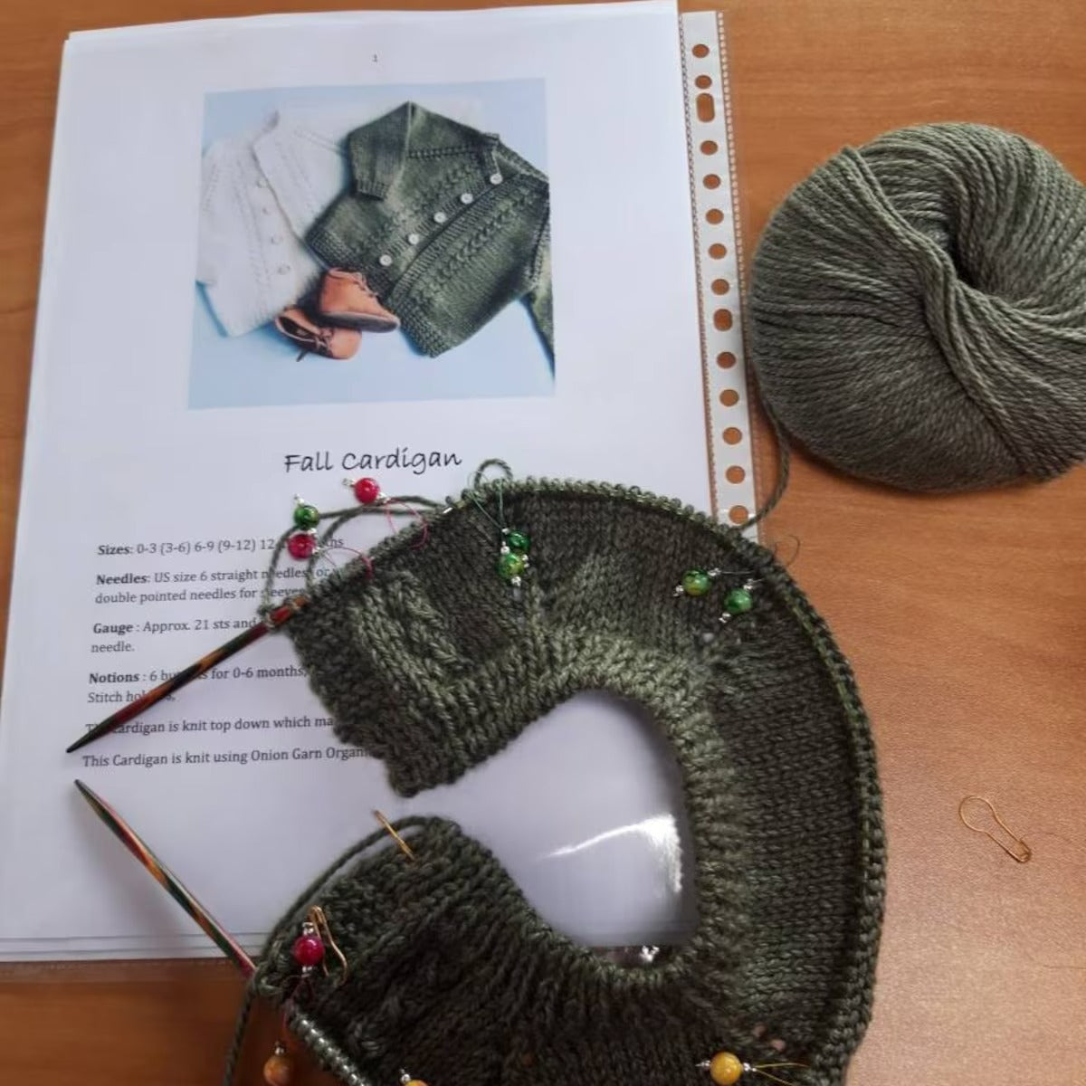 Rustic Little Explorer Cardigan Knitting Pattern