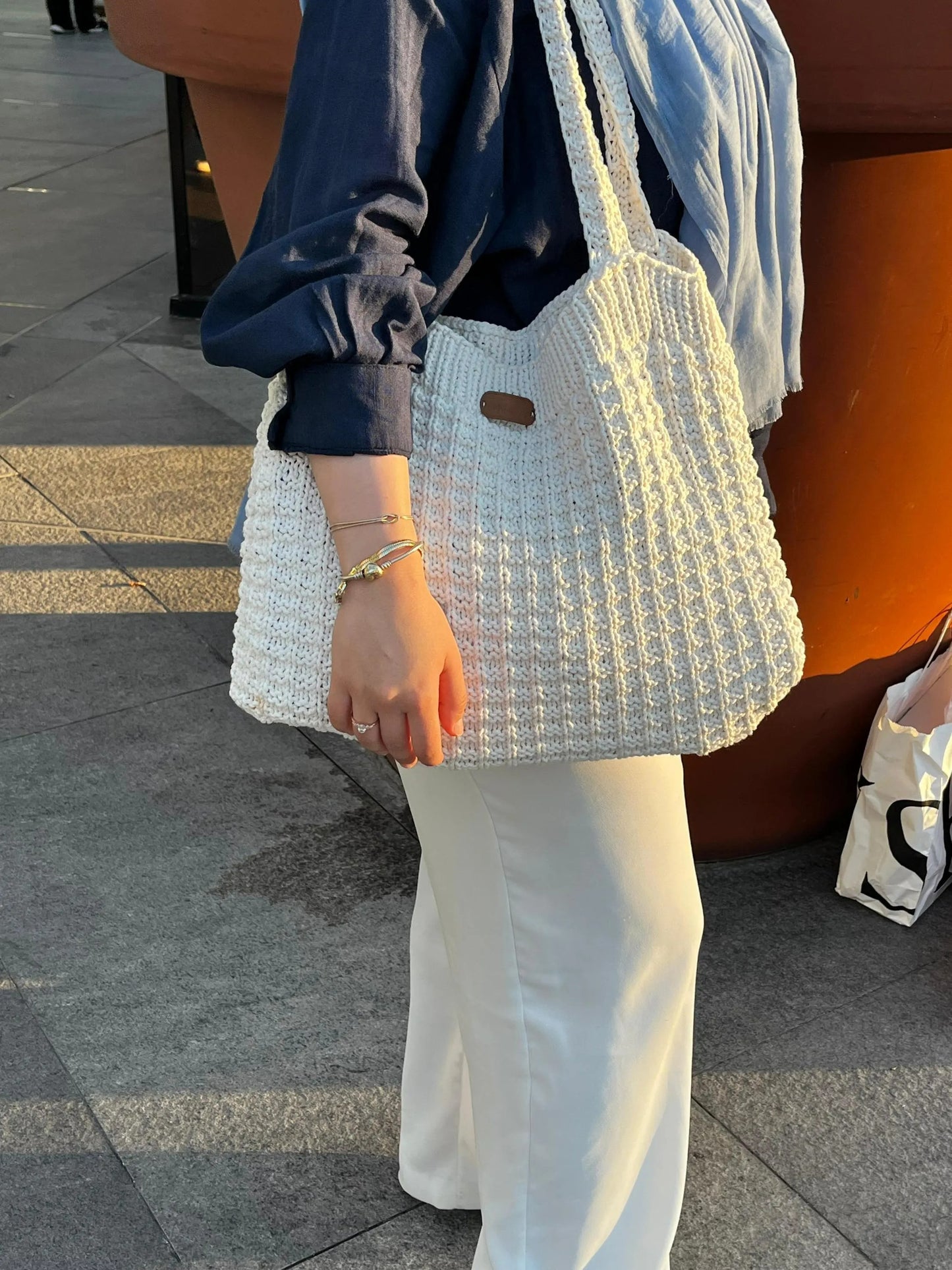Everyday Carry Knit Tote Beginner Knitting Pattern