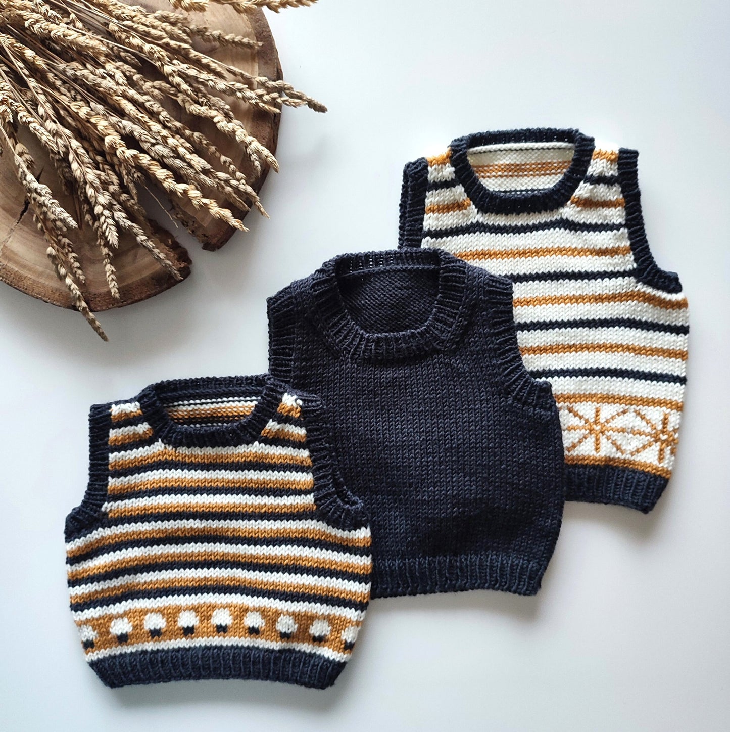 Little Explorer Layering Vest Knitting Pattern
