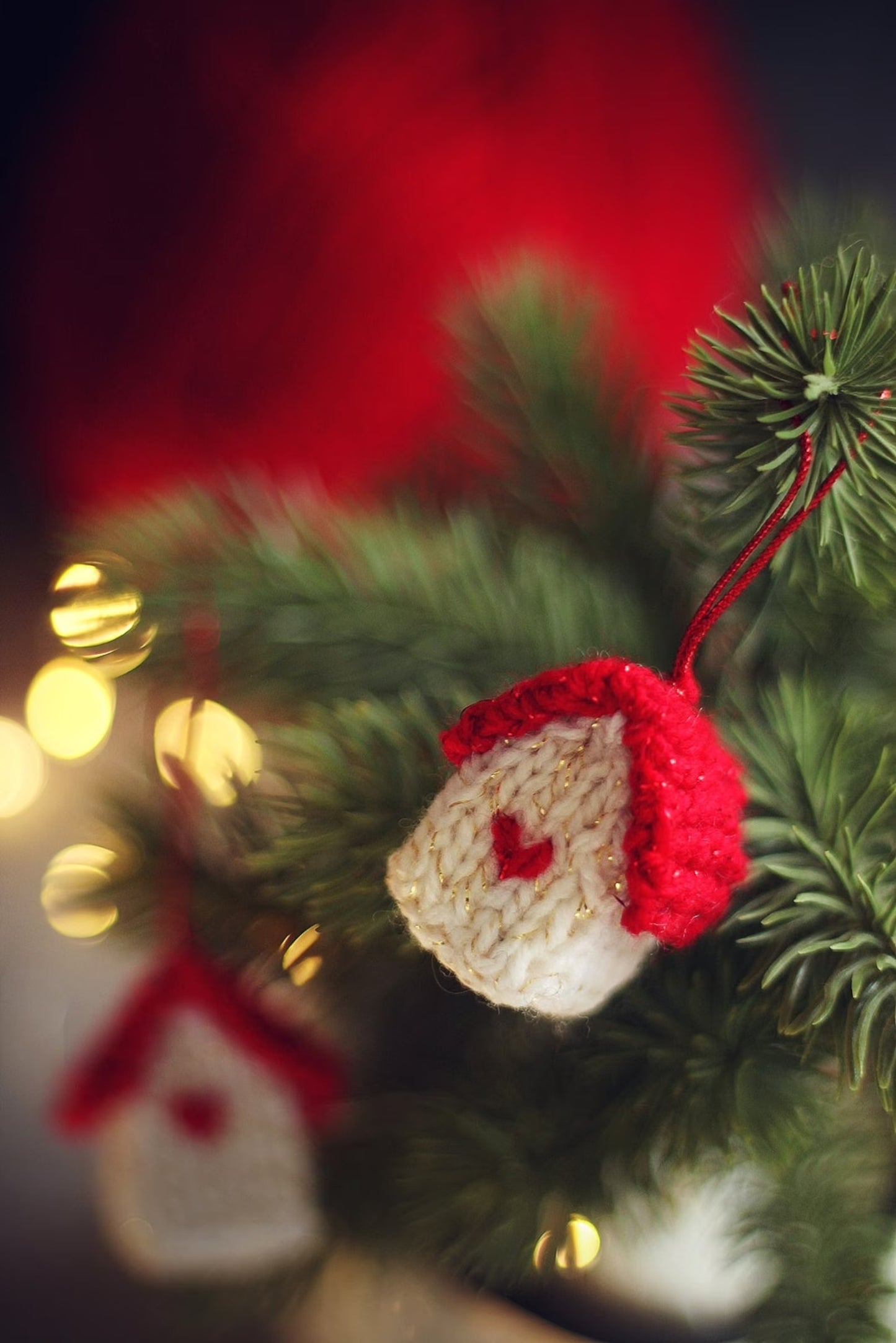 Mini Christmas House Knitting Pattern