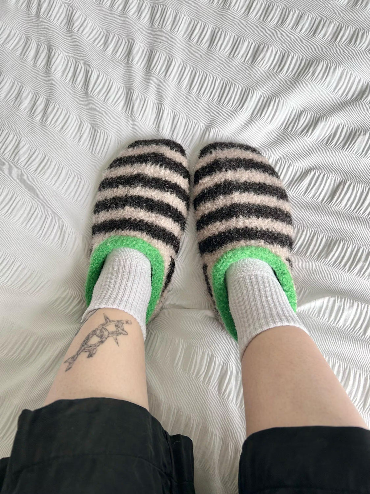 Cute Sailor Slippers Knitting Pattern