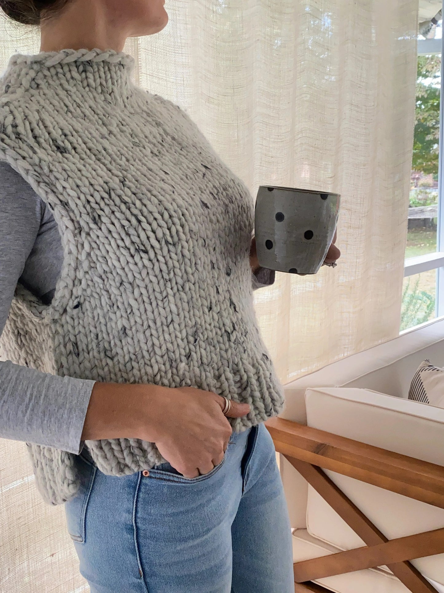 Misty Meadow Sleeveless Layer Knitting Pattern