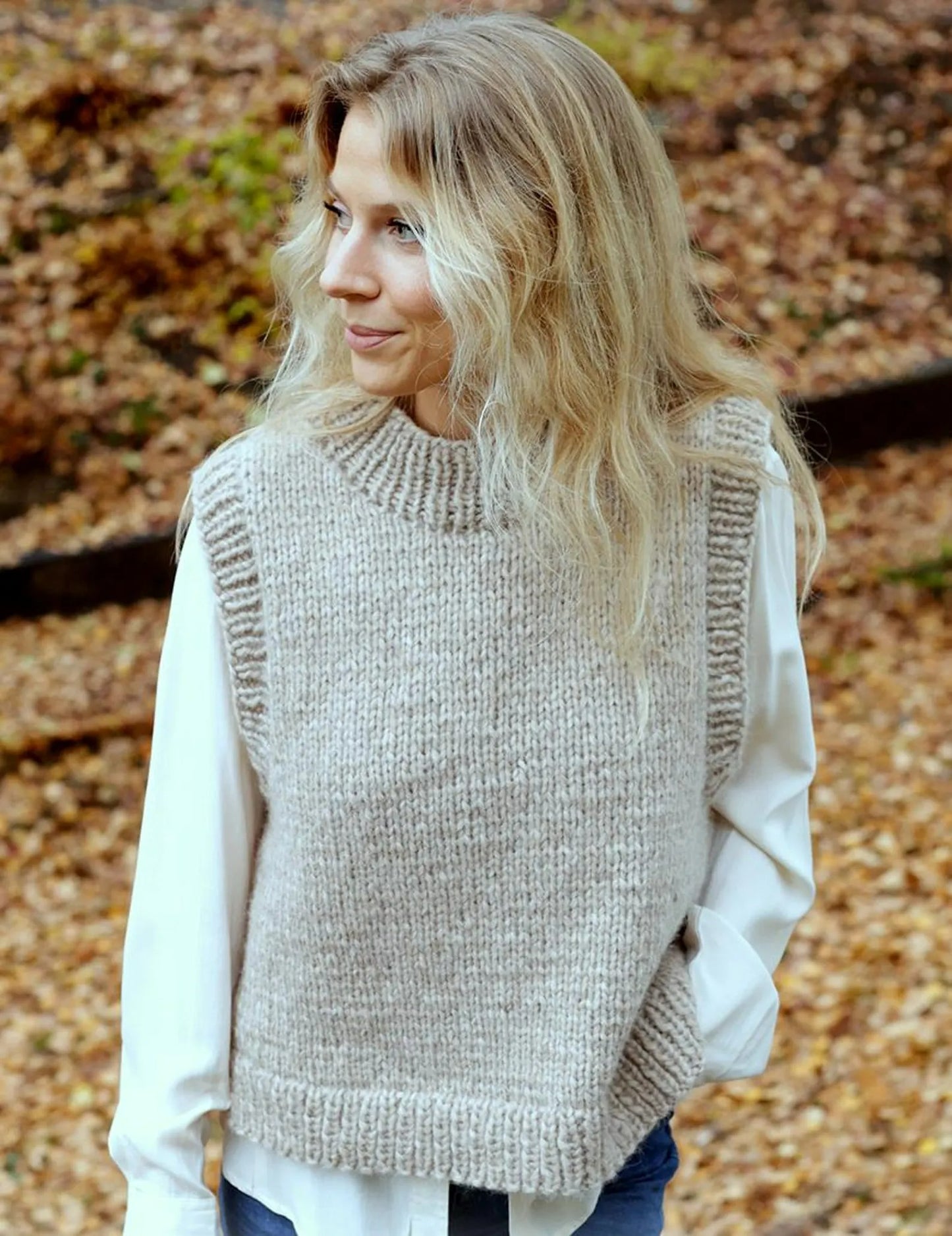 Comfy Pullover Vest Knitting Pattern