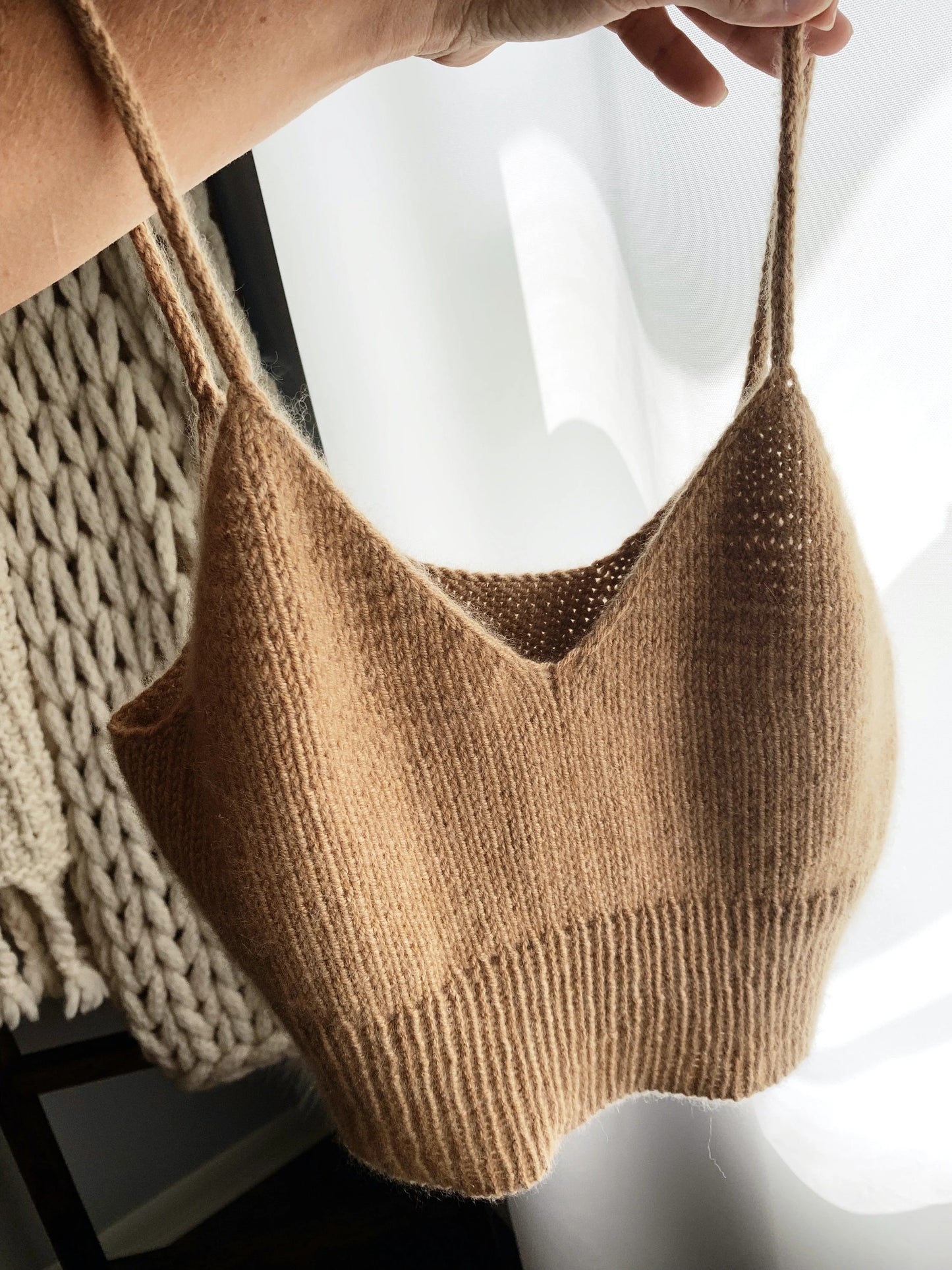 Delicate Fitted Camisole Knitting Pattern