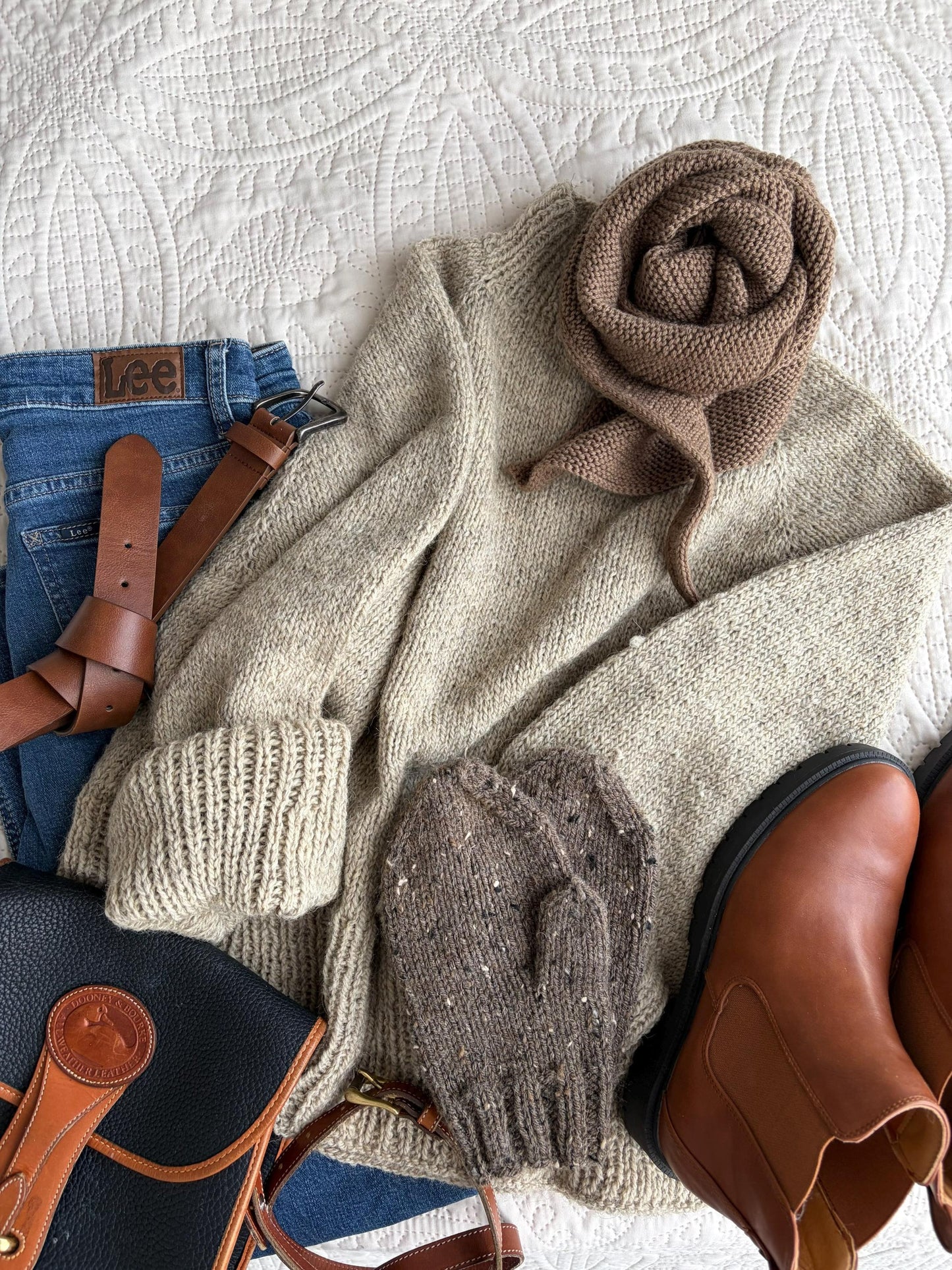 Relaxed Drop-Shoulder Pullover Knitting Pattern