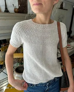 Clean Girl Blouse Knitting Pattern