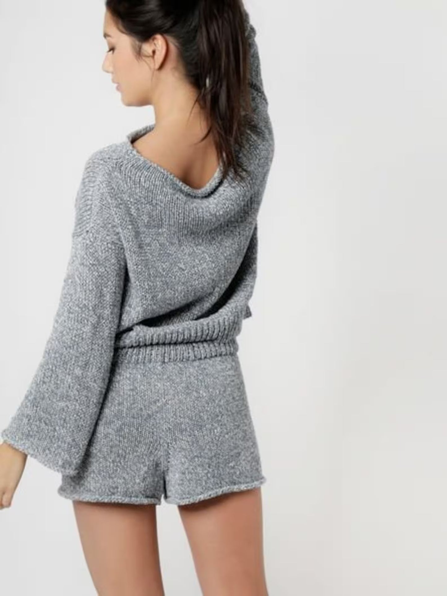 Relaxed Everyday Knit Lounge Shorts Knitting Pattern