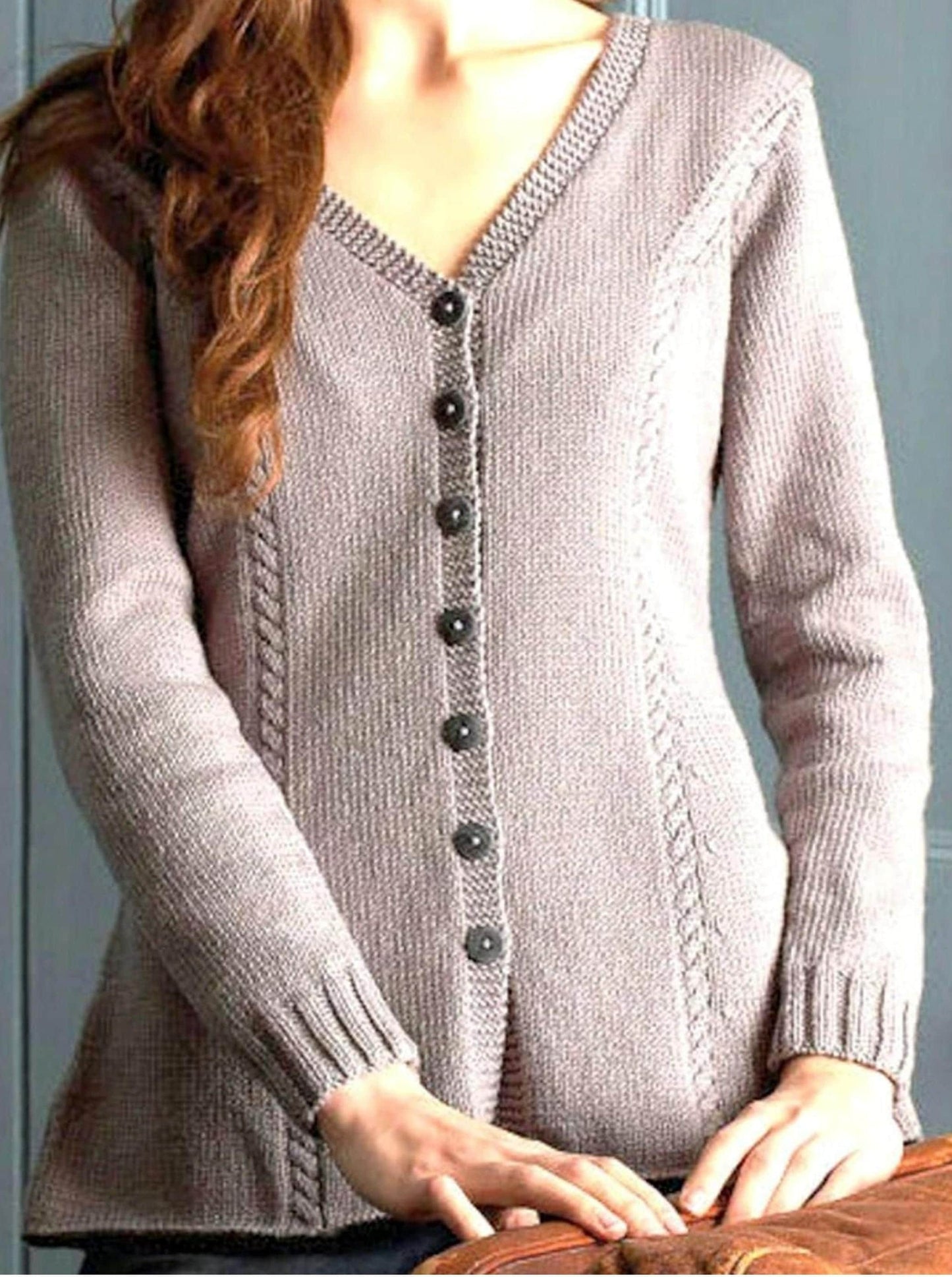 Elegant Soft Knit Sweater Design Knitting Pattern