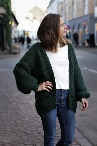 Old Money Chunky Jacket Knitting Pattern