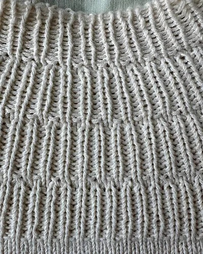 Clean Girl Blouse Knitting Pattern