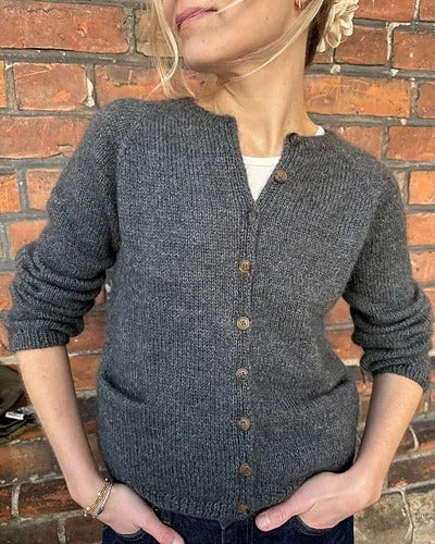 Classy Woman Cardigan Knitting Pattern