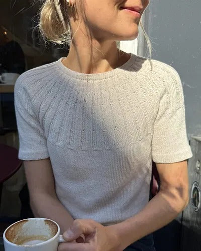 Clean Girl Tee Knitting Pattern