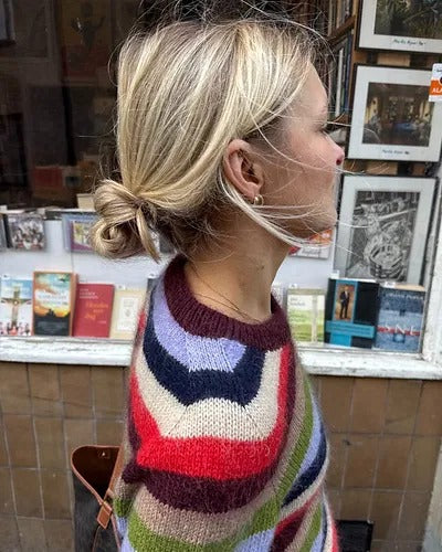 Old Money Stripe Sweater Knitting Pattern