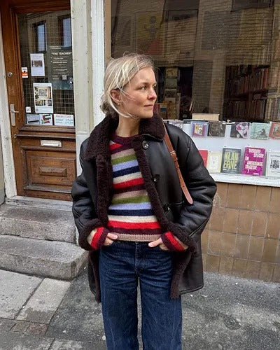 Old Money Stripe Sweater Knitting Pattern