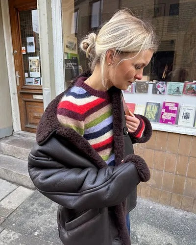 Old Money Stripe Sweater Knitting Pattern