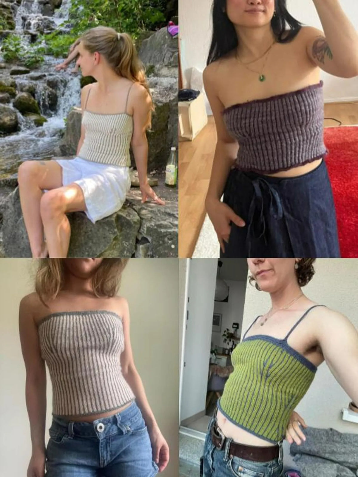 Refined Linear Summer Tee Knitting Pattern