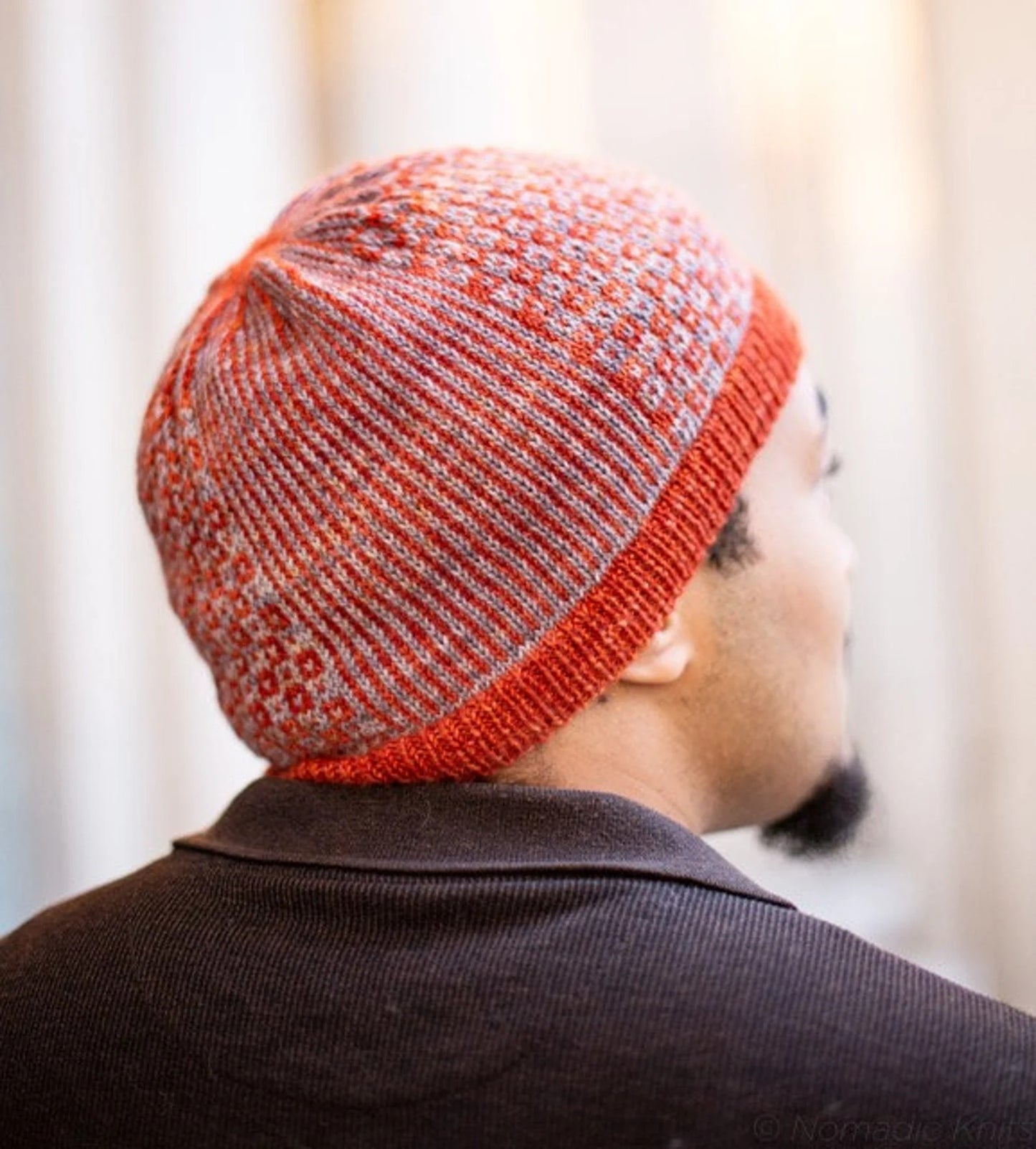 Textured Minimalist Beanie Knitting Pattern